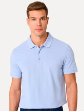 Polo Dudalina Masculina Piquet Essential Color Lilás