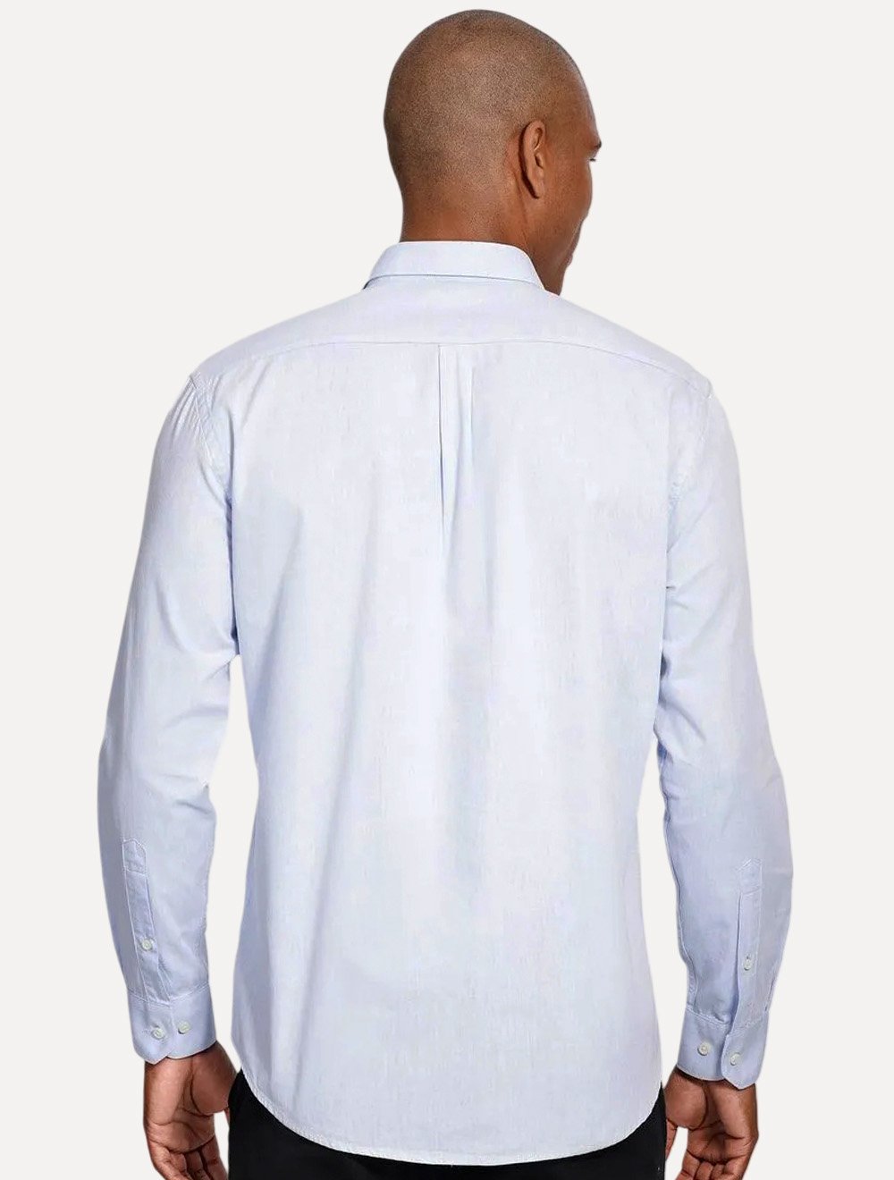 Camisa Aramis Masculina Regular Algodão Lotte Pocket Azul Claro Mescla