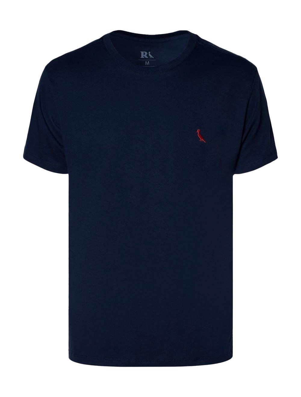 Camiseta Reserva Masculina Slim Algodão Peruano Azul Marinho