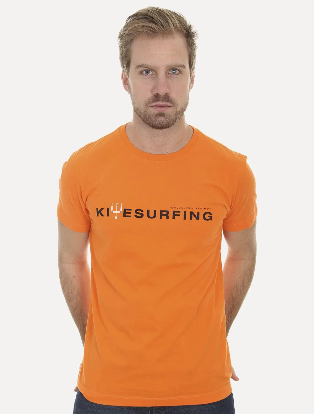 Camiseta Osklen Masculina Slim Vintage Kitesurng Laranja