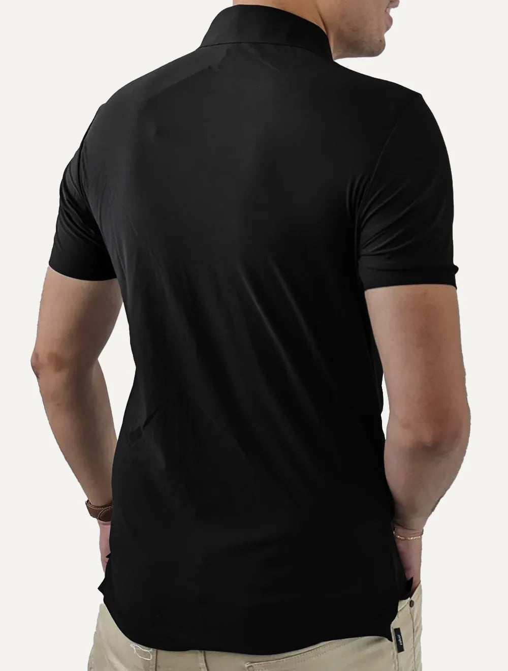 Polo Pacific Blue Masculina Basic Preta