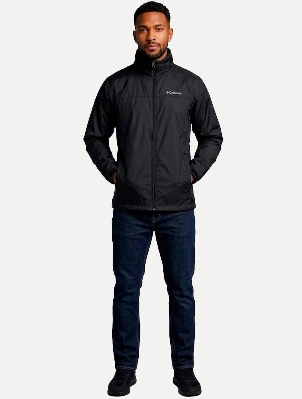 Jaqueta Columbia Masculina Glennaker Lake II Rain Black