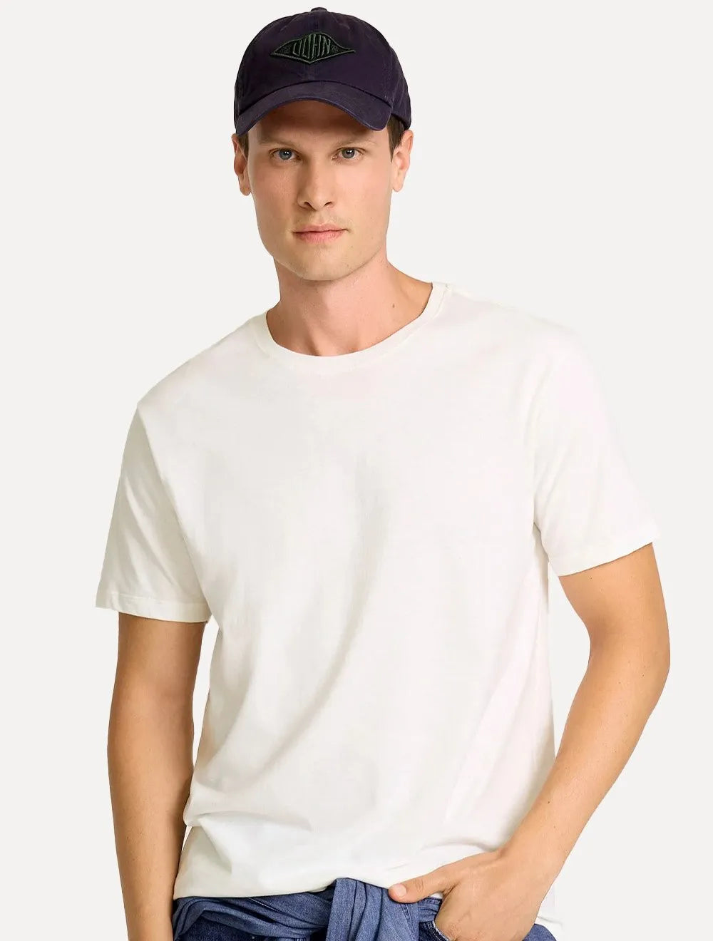 Camiseta John John Masculina Regular Fit Basic Off White