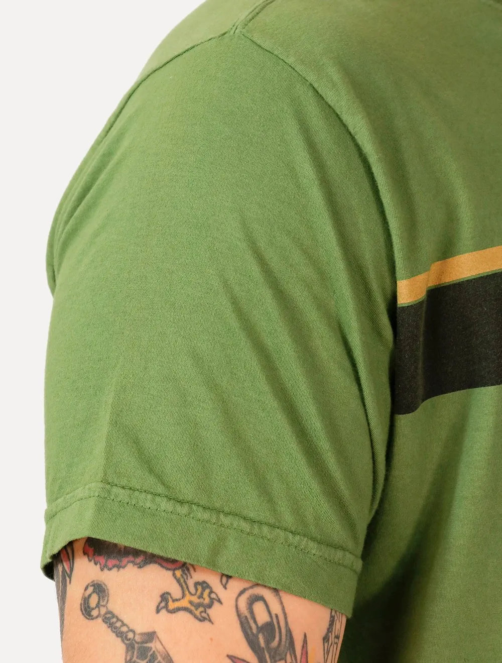 Camiseta Osklen Masculina Regular Brasão Futebol Verde