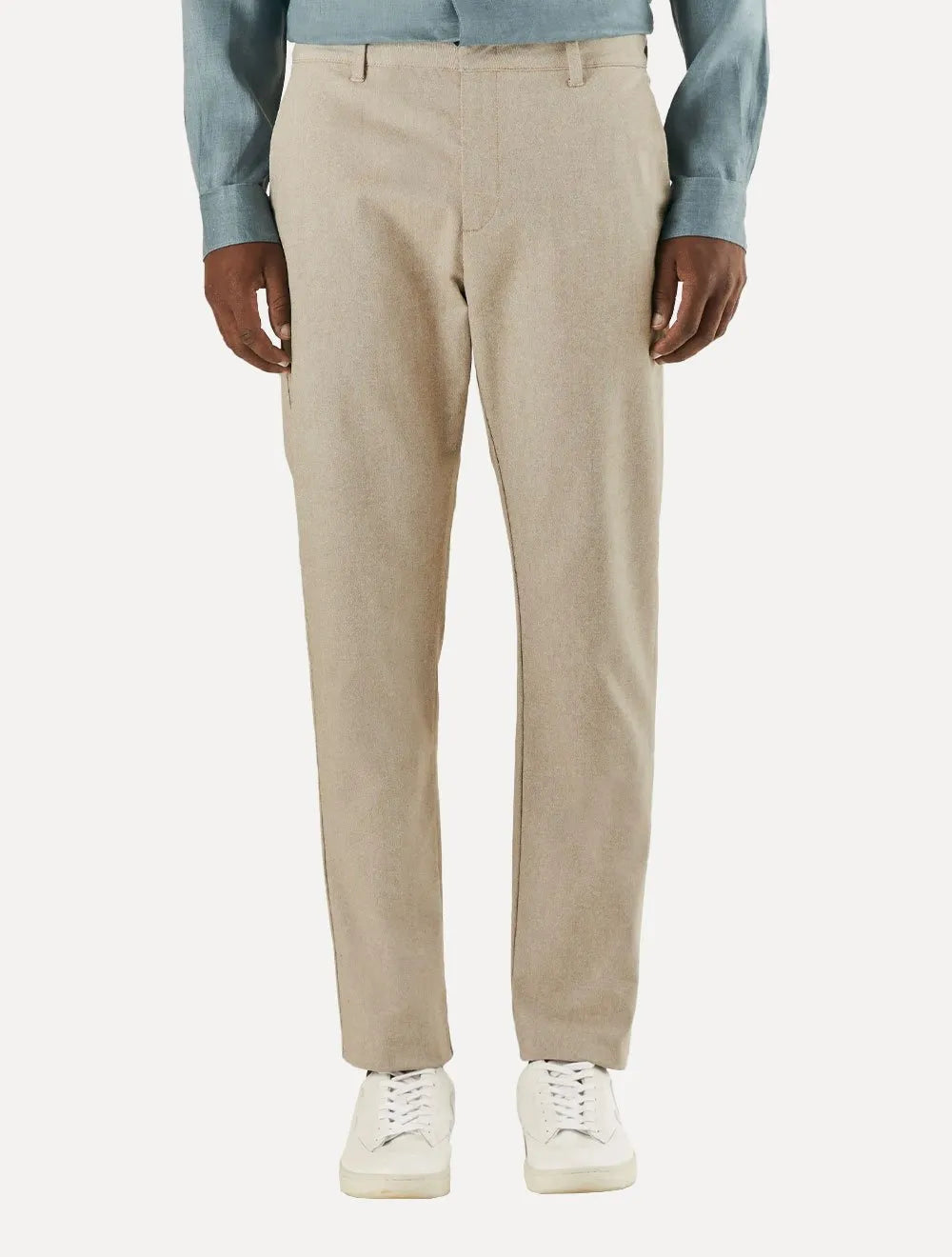 Calça Foxton Masculina Oxford Tóquio New Cáqui Claro