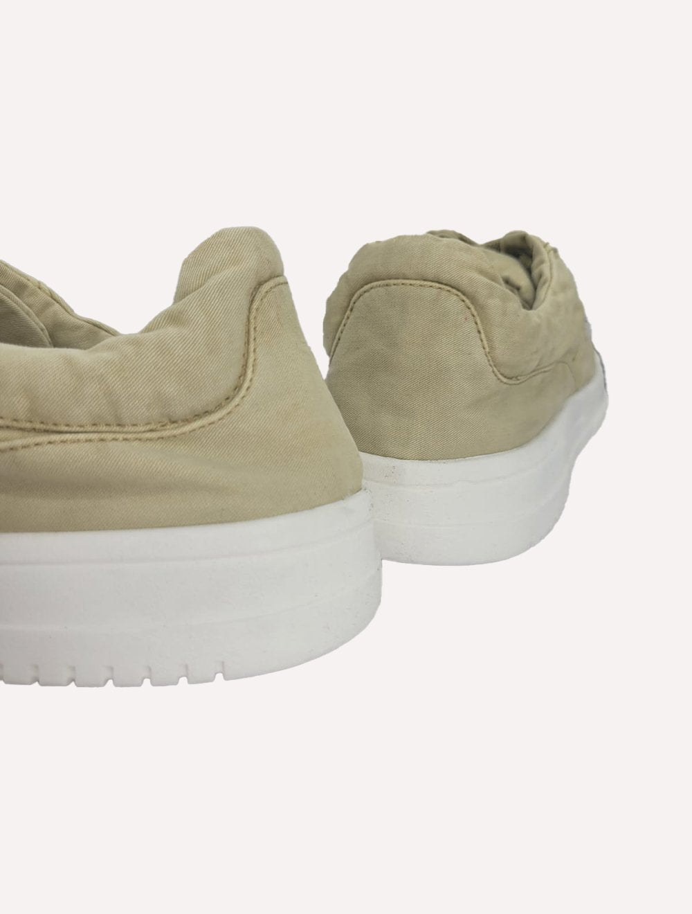 Tênis Nautica Masculino Texitil Recorte Logo Fanton Caqui Claro