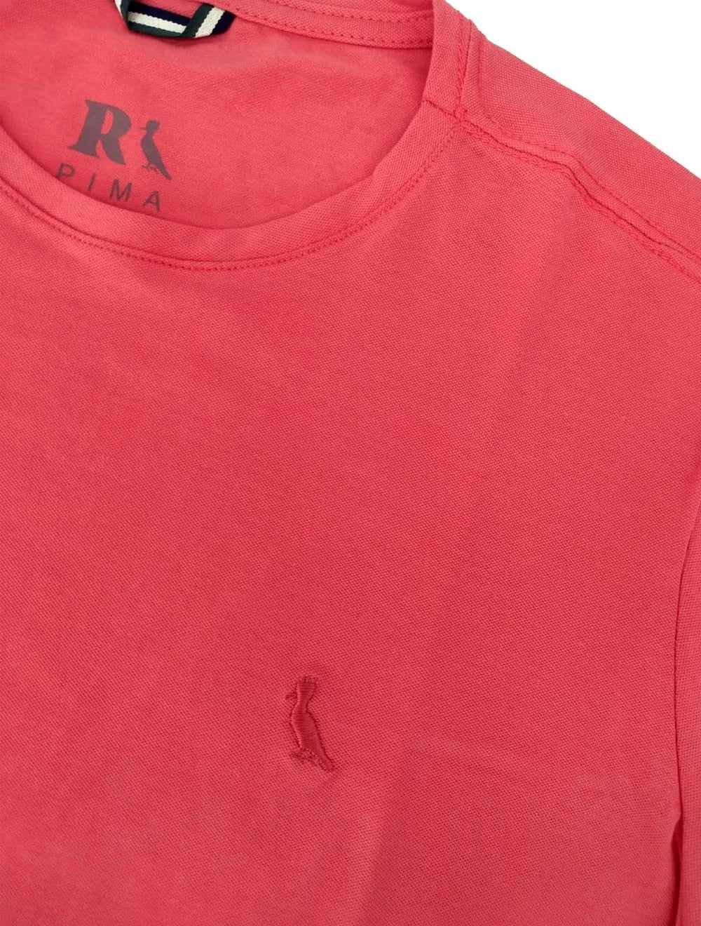 Camiseta Reserva Masculina Piquet Regular Pima Cotton Rosa