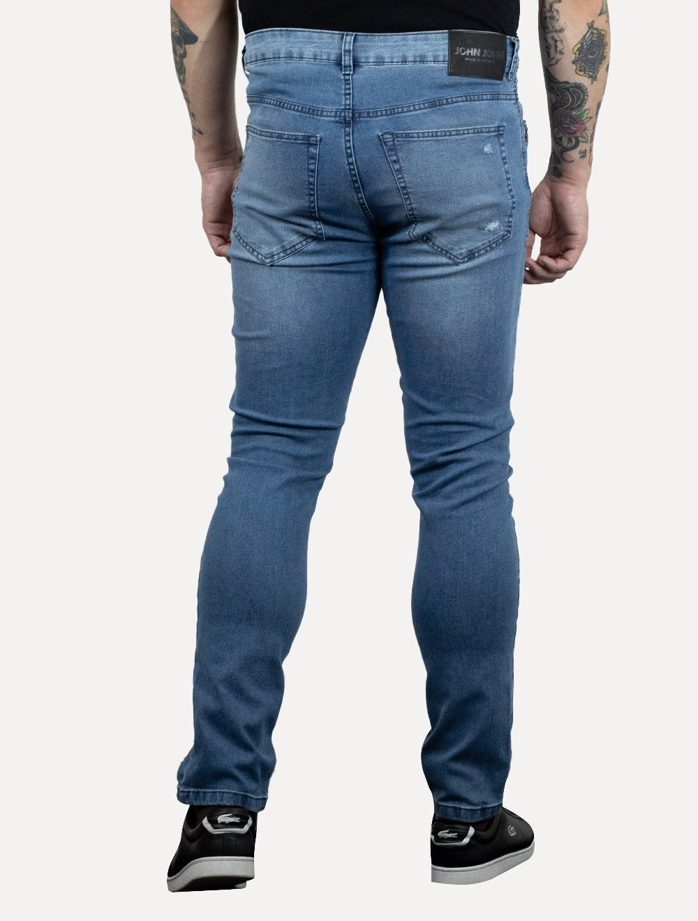 Calça John John Masculina Skinny Davos Azul Médio