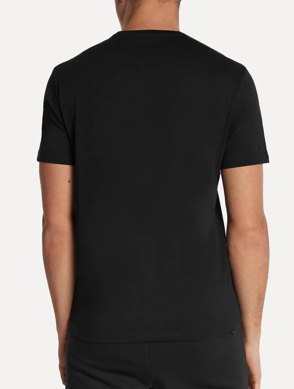 Camiseta Armani Exchange Masculina Milano New York Logo Preta