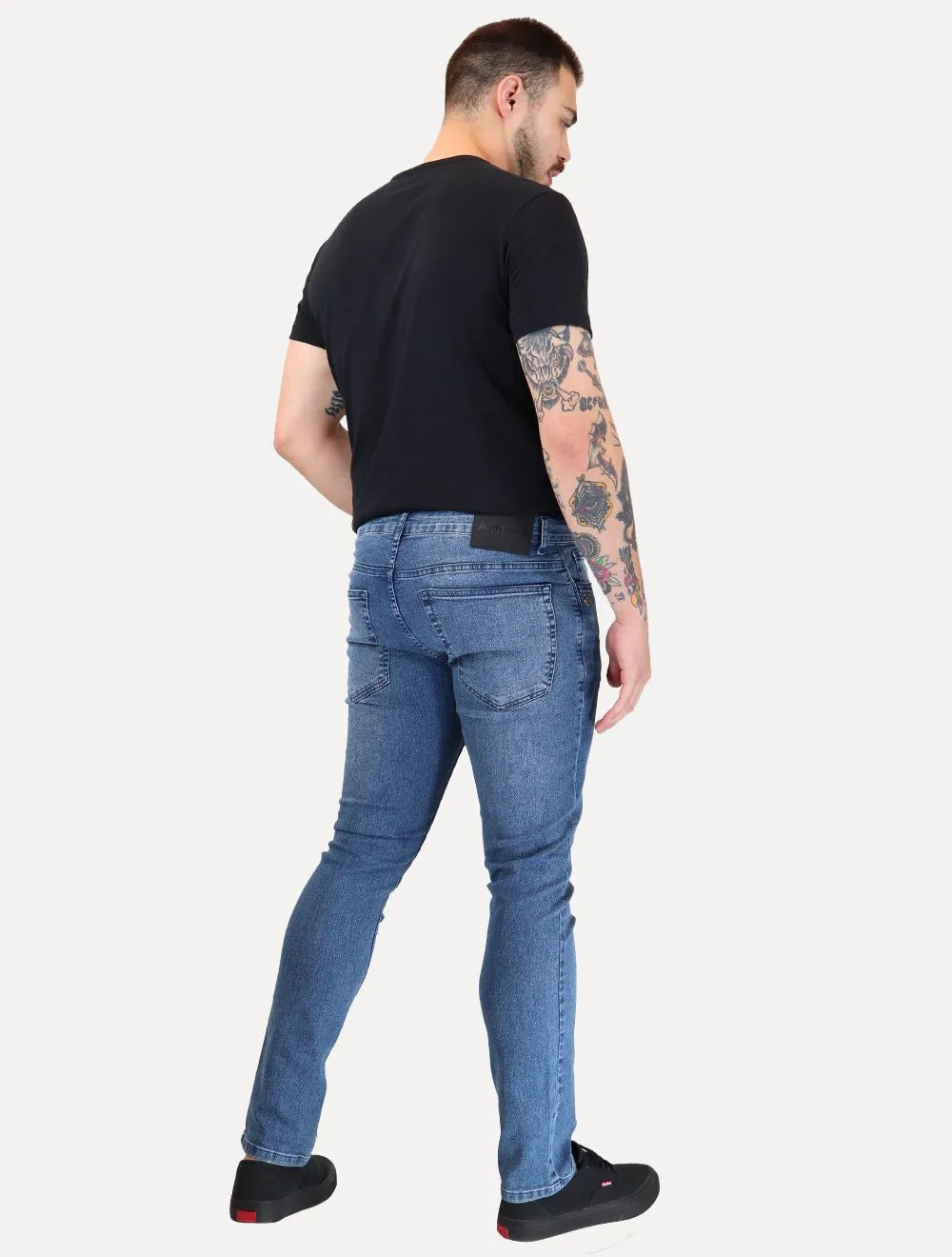 Calça John John Masculina Skinny Antuerpio Azul Médio