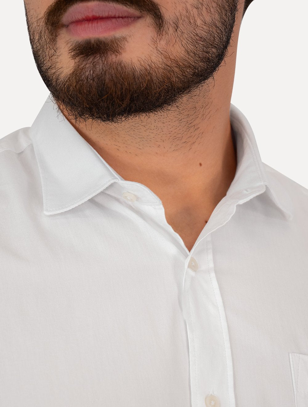 Camisa Aramis Masculina Regular Algodão Lotte Pocket Branca