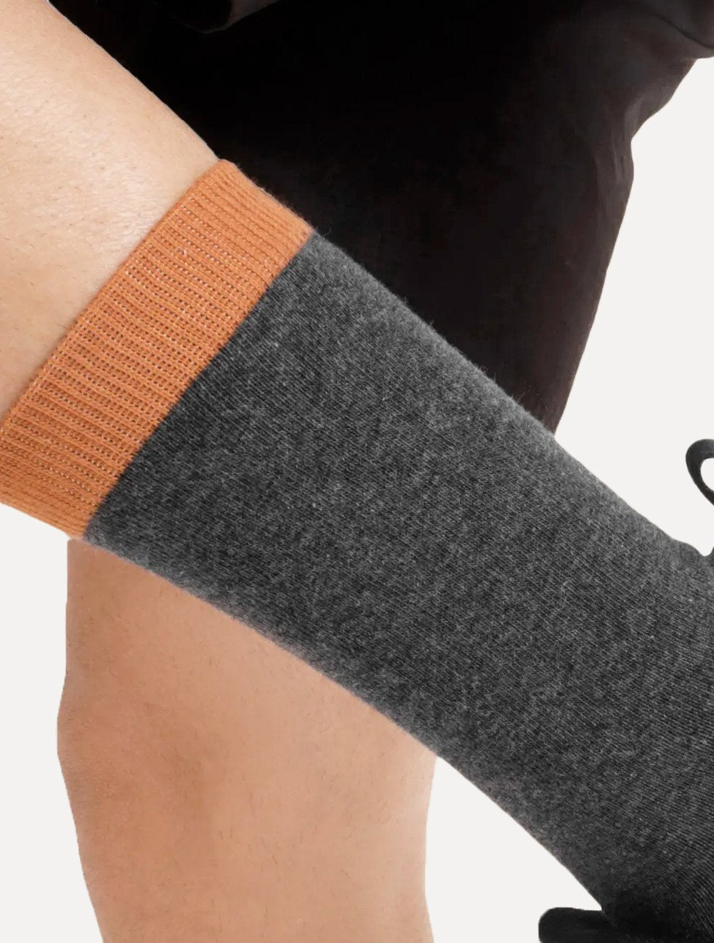 Meia Reserva Masculina Cano Alto Colors Cinza