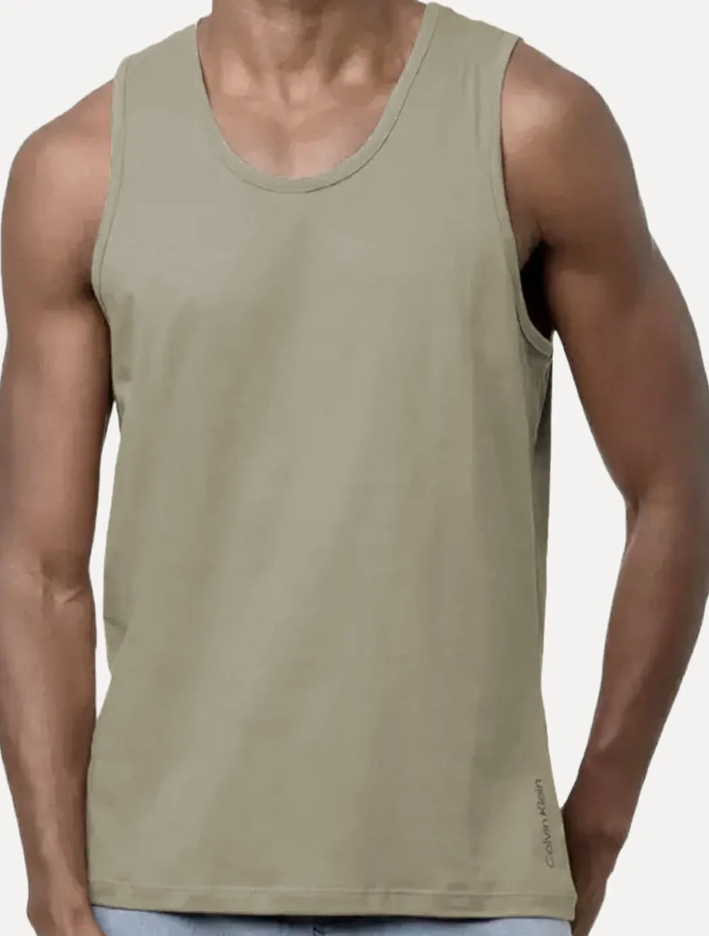 Regata Calvin Klein Swimwear Masculina Classic Cáqui