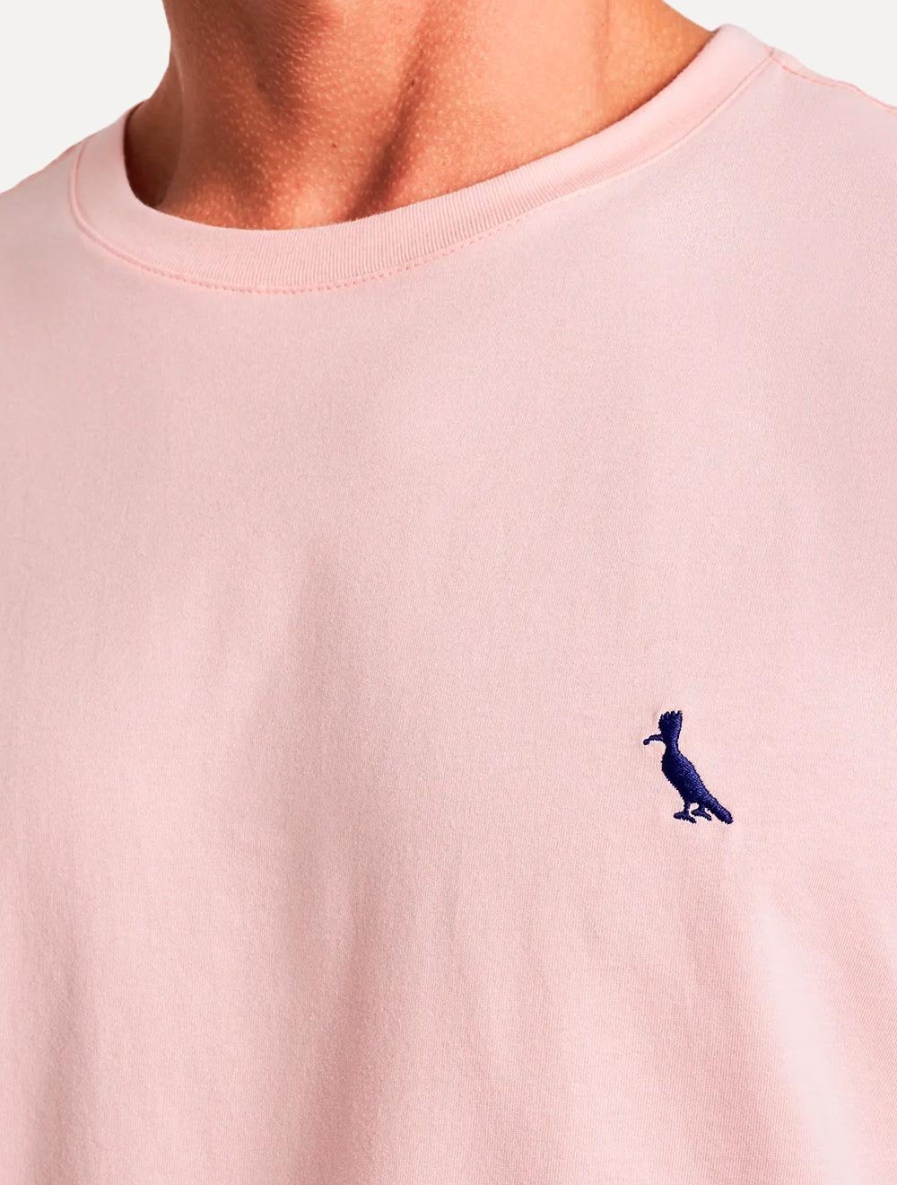 Camiseta Reserva Masculina Basic Navy Woodpecker Rosa