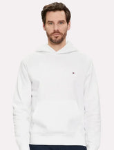 Moletom Tommy Hilfiger Masculino Flag Logo Hoody Branco