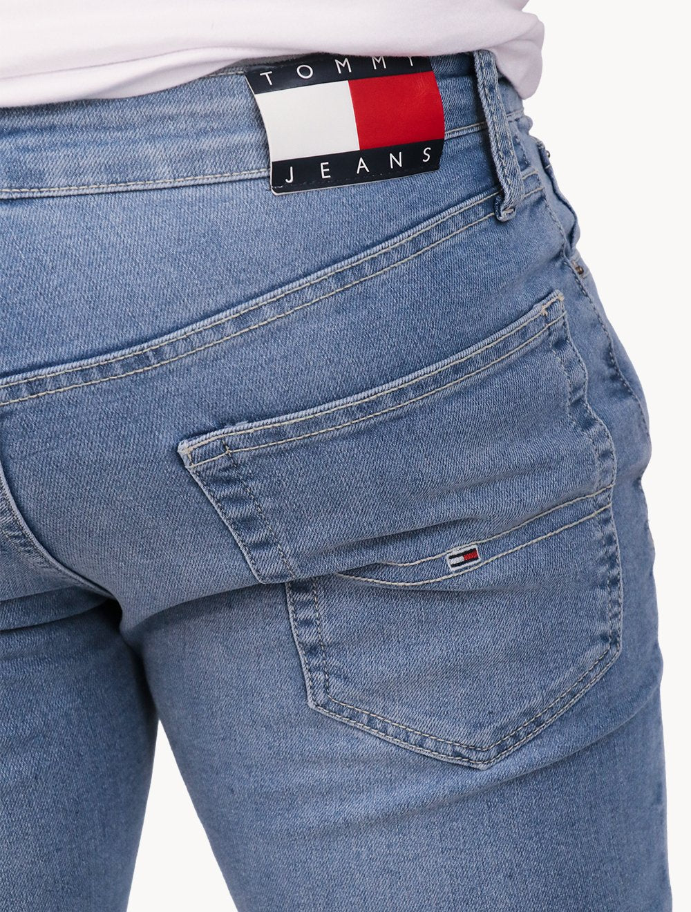 Calça Tommy Jeans Masculina Slim Scanton Washed Clara