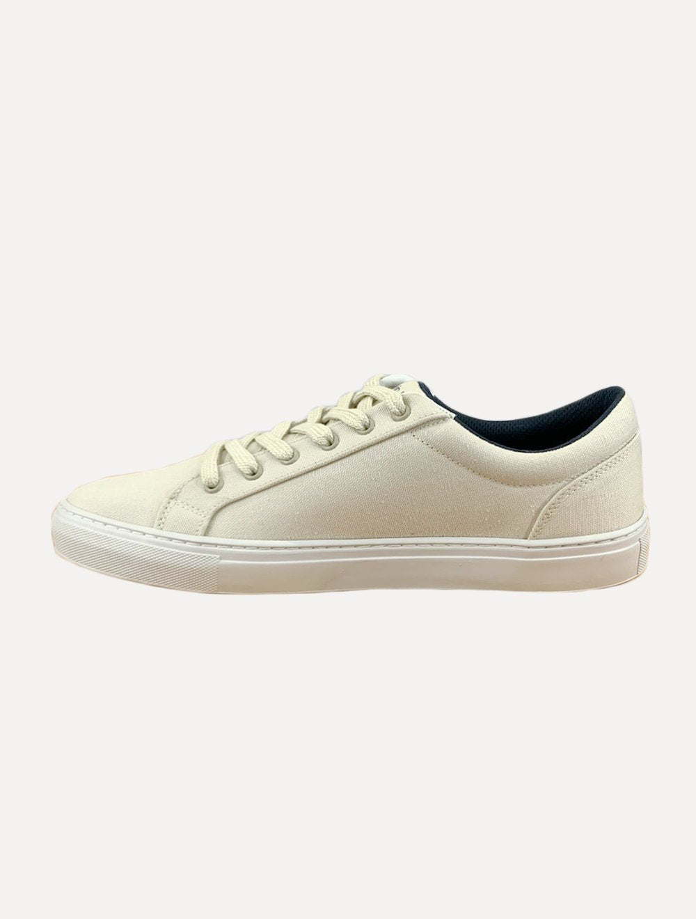 Tênis Calvin Klein Jeans Masculino Lona Rubber Off-White
