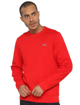 Moletom Lacoste Masculino Sport Crewneck Fleece Vermelho