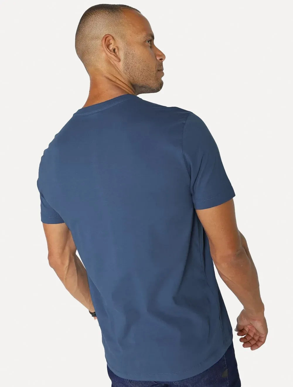 Camiseta Aramis Masculina Eco Lisa Azul Cobalto