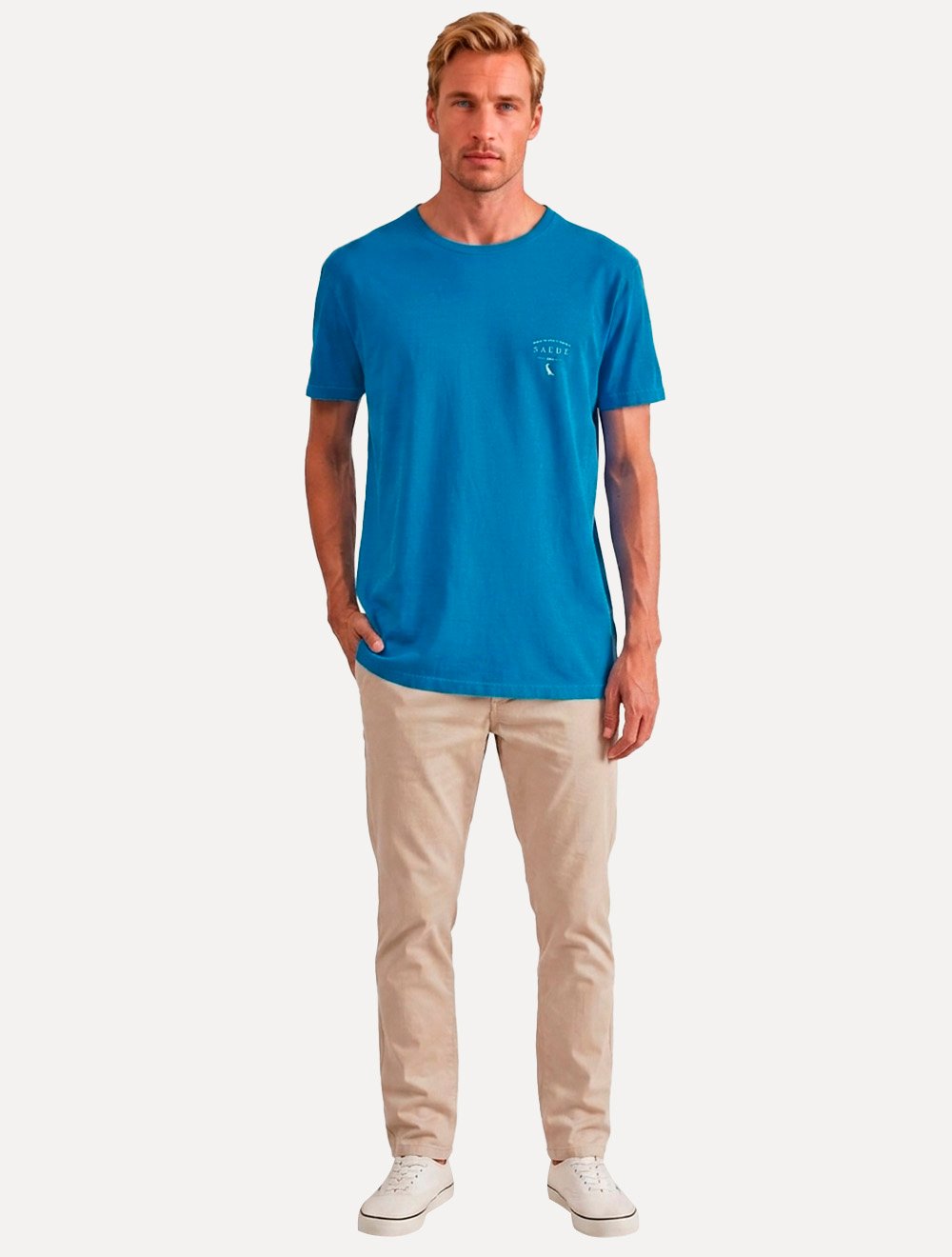 Camiseta Reserva Masculina Born To Be No Shape Azul