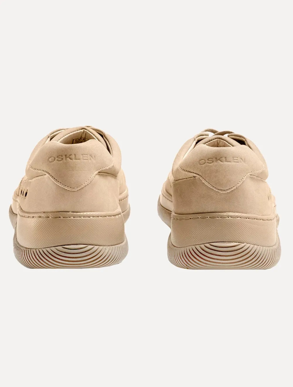 Tênis Osklen Masculino Couro Hybrid Laces Nobuck Monochromatic Cáqui