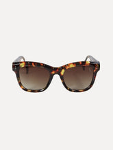 Óculos Reserva de Sol Masculino Square Print Tortoise