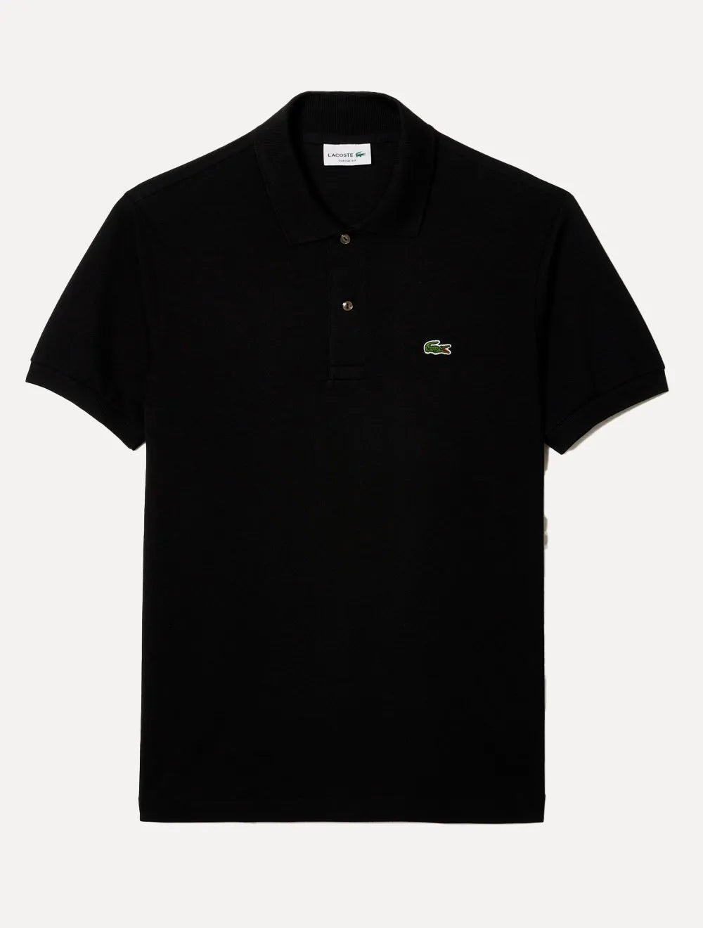 Polo Lacoste Masculina L.12.12 Preta