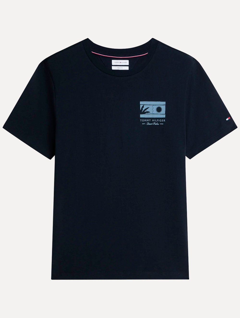 Camiseta Tommy Hilfiger Masculina Brand Love Graphic Tee Azul Marinho