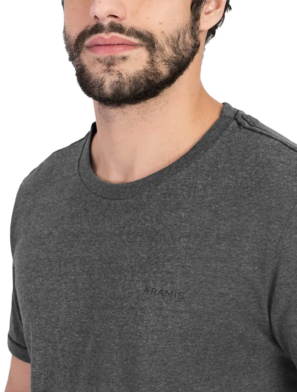 Camiseta Aramis Masculina Eco Lisa Chumbo Mescla