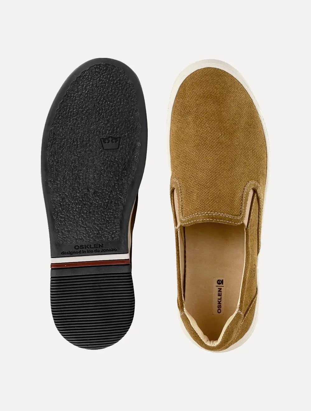 Tênis Osklen Masculino Slip On Bossanova Texture Marrom