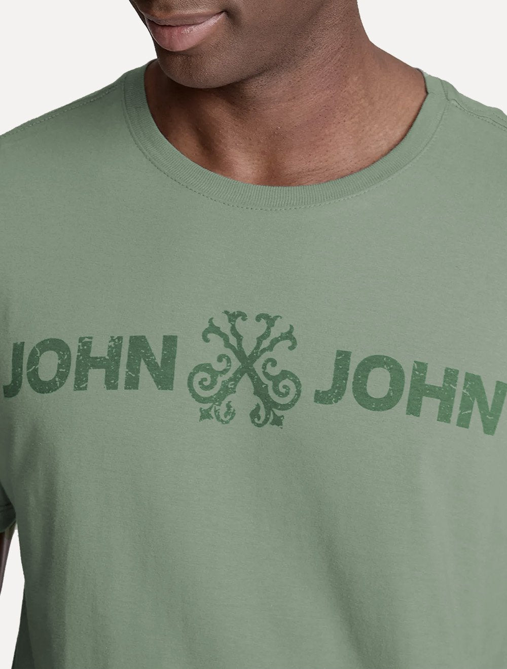Camiseta John John Masculina Fit Basic Verde Médio