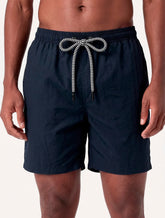 Short Aramis Masculino D'Água Elastico Logo Azul Marinho