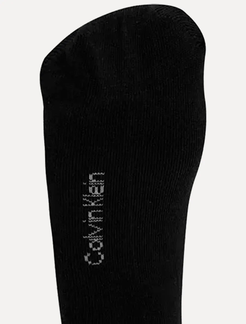 Meia Calvin Klein Cano Curto CK Preta Kit 3 Pares