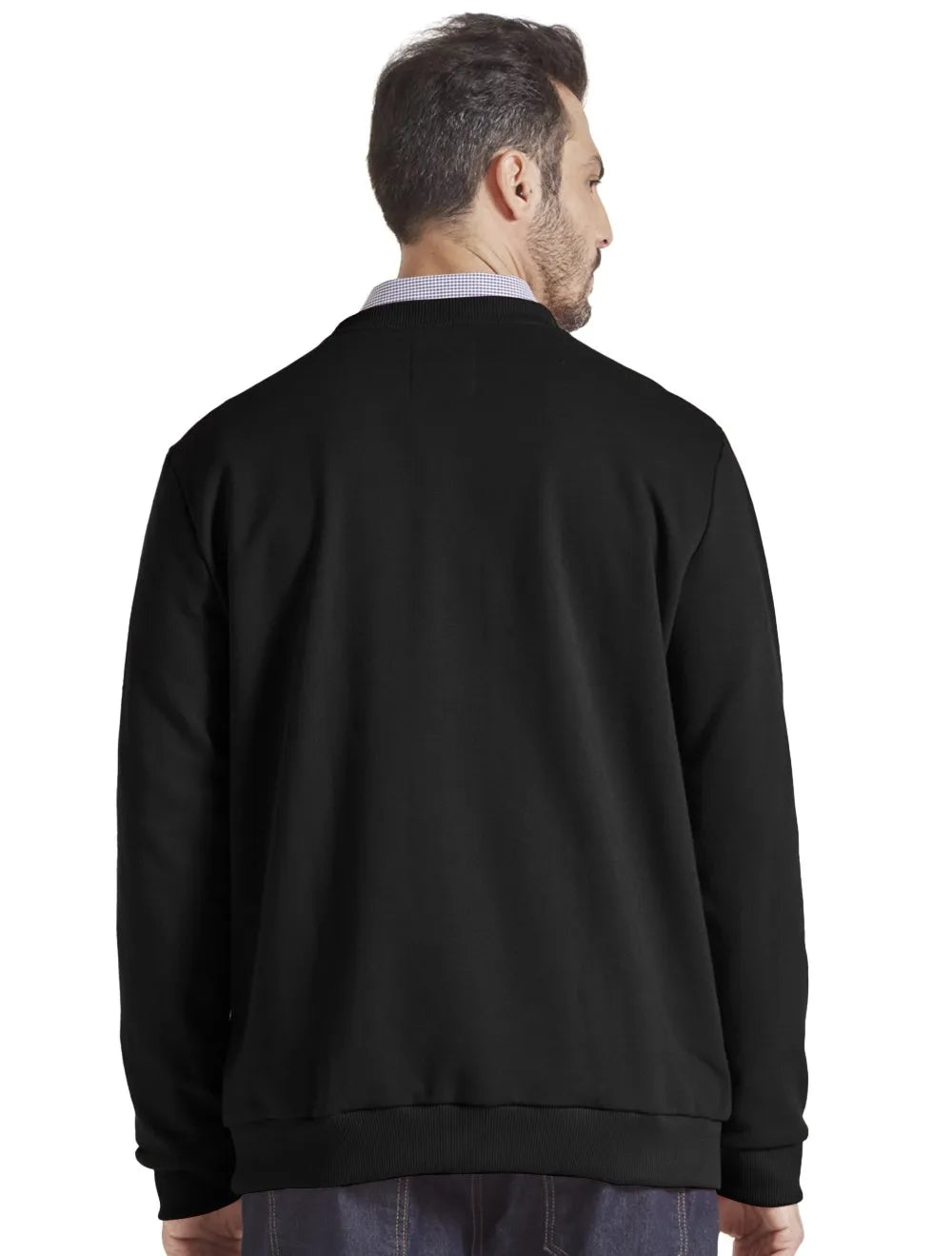 Moletom Forum Masculino New Comfort Crewneck Laurel Logo Preta