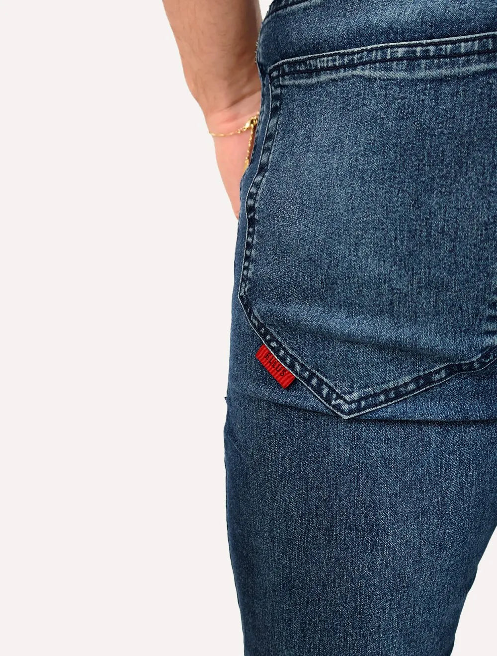 Calça Ellus Jeans Masculina Skinny First Blue Azul Médio