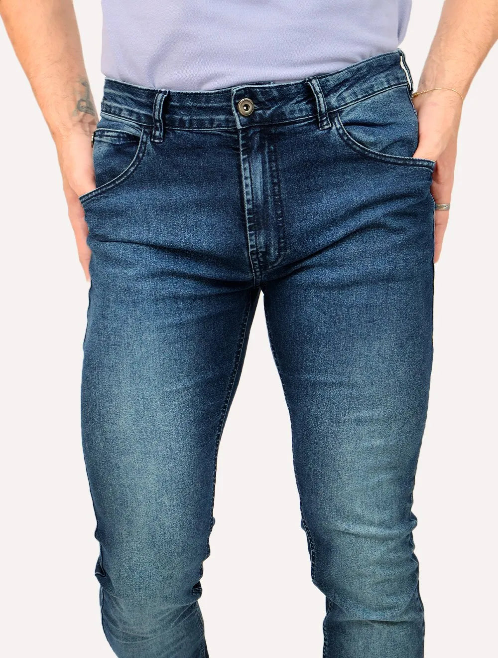 Calça Ellus Jeans Masculina Skinny First Blue Azul Médio