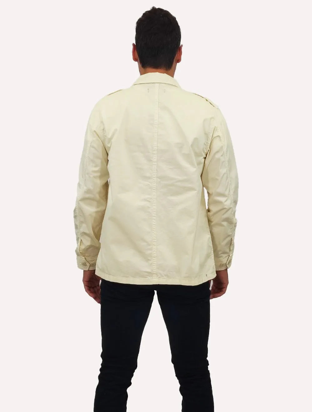 Jaqueta Nautica Masculina Sarja Natural Off-White