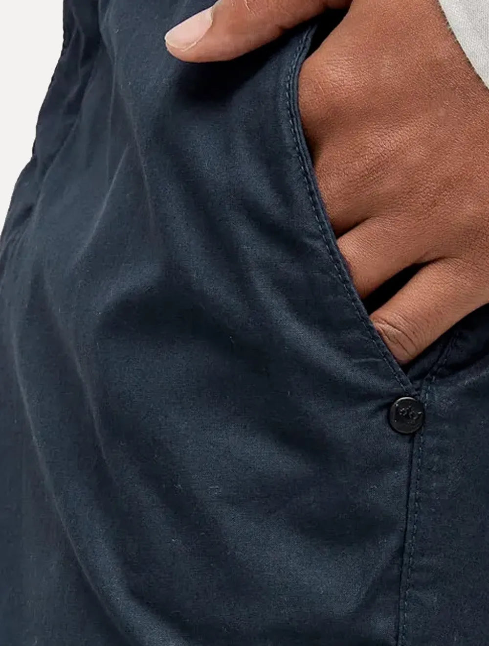 Bermuda Osklen Masculina Sarja Flow Cotton Azul Marinho