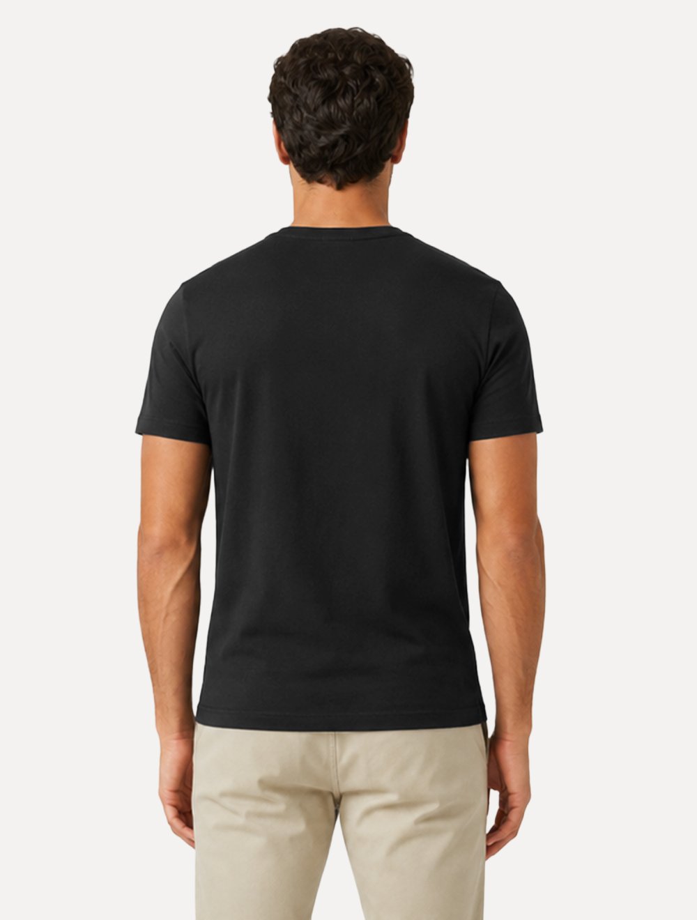 Camiseta Armani Exchange Masculina Slim Fit Big Logo Preta