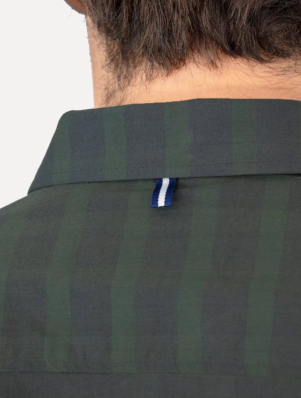 Camisa Original Penguin Masculina Regular Urban Listras Verde Escuro