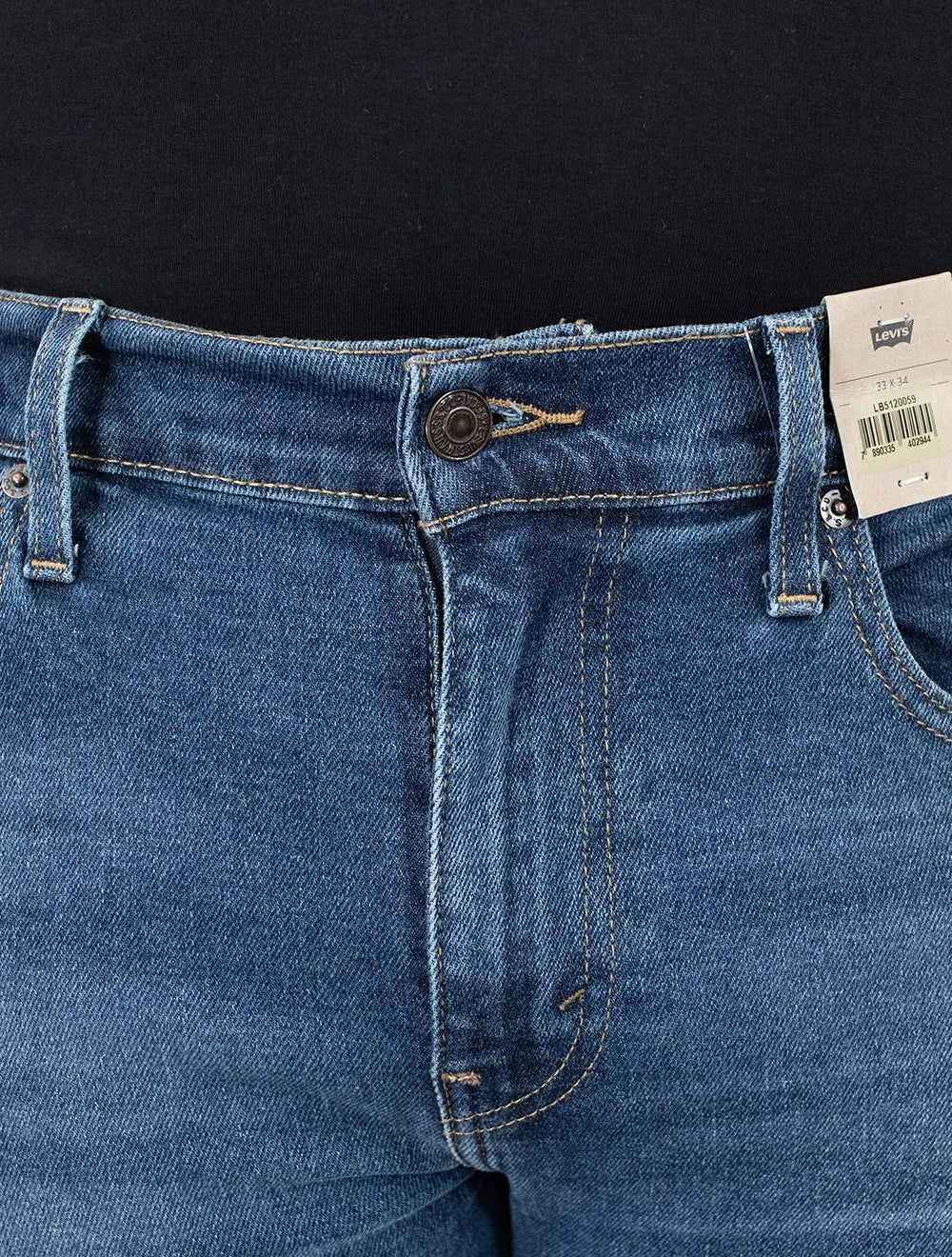 Calça Levis Jeans Masculina 512 Slim Taper Brushed Azul