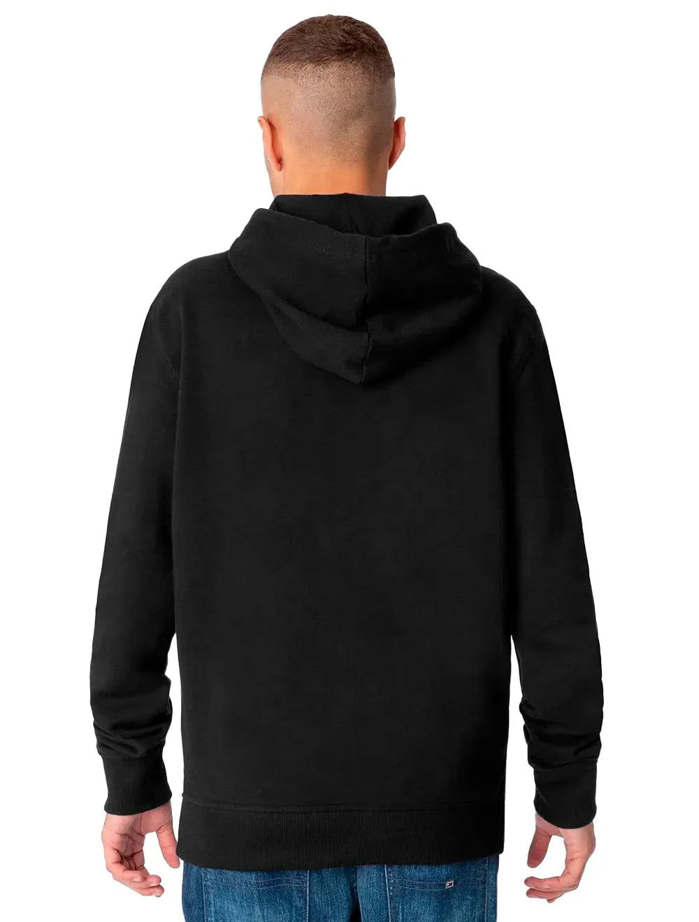 Moletom Tommy Jeans Masculino Reflective Flag Hoodie Preto