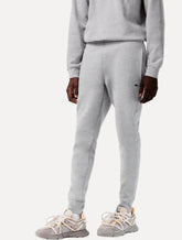 Calça Lacoste Masculina Moletom Sport Cotton Fleece Croco Cinza Mescla
