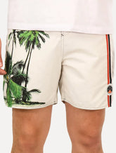 Bermuda Osklen Masculina D'Água Surf Coqueiros Off-White