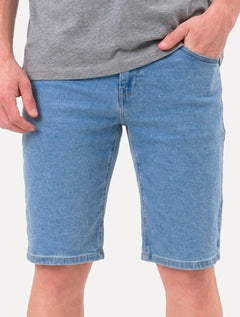 Bermuda Levis Jeans Masculina 405 Standard Shorts Stretch Azul
