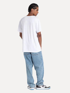Camiseta Tommy Jeans Masculina Regular Grunge Arch Branca