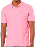 Polo Reserva Masculina Piquet Clássica Rosa Claro