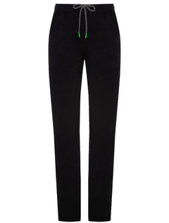 Calça Dudalina Sarja Moletom Concept Stoned Preta