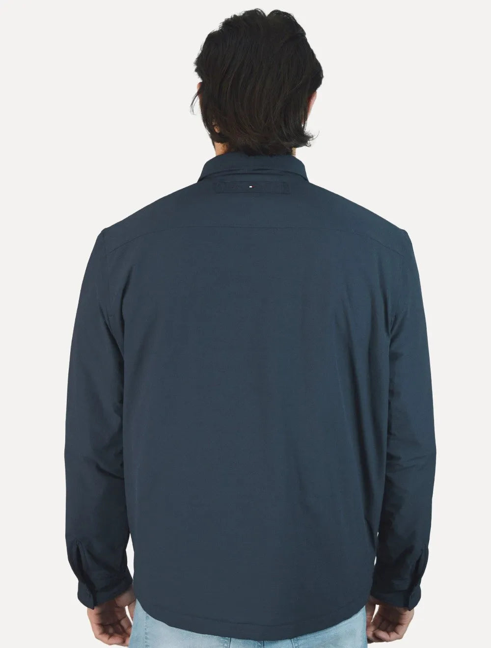 Jaqueta Tommy Hilfiger Performance Nylon Azul Marinho