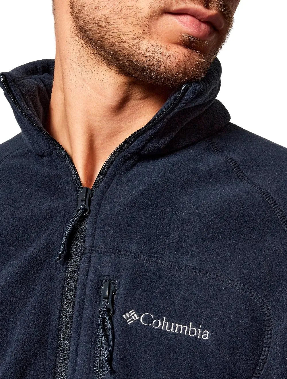 Jaqueta Columbia Masculina Fleece Fast Trek II Full Zip Azul Hawai